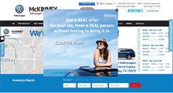 Desktop Screenshot of mckinneyvw.com